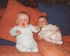 Thomas and his cousin James - May 2003
